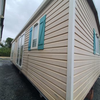 CASA PRÉ-FABRICADA MÓVEL BARATA IRM RIVIERA NOGAL DE 9X4 METROS EN SETUBAL.
