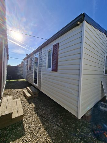 CASAS MÓVEIS PRÉ-FABRICADA BARATA TRIGANO DE 8X4 METROS EN EVORA.